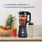 Safecourt Kitchen Power Blender - 1,5L Glas & 2x 600ml To-Go beker - 1300W Krachtig & Stil - RVS