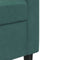 vidaXL - Driezitsbank - 210 - cm - fluweel - donkergroen