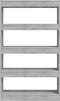 vidaXL - Boekenkast/kamerscherm - 80x30x135 - cm - bewerkt - hout - betongrijs