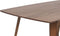 HUXTER - Eettafel - Donkere houtkleur - 90 x 180 cm - MDF