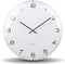 Huygens - Dome25 Arabic - Wit - Wandklok - Stil - Quartz uurwerk