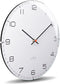 Huygens - Dome25 Arabic - Wit - Wandklok - Stil - Quartz uurwerk