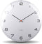 Huygens - Dome45 Arabic - Wit - Wandklok - Stil - Quartz uurwerk