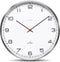 Huygens - One Arabic 35cm - RVS - Wandklok - Stil - Zendergestuurd