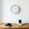 Huygens - One Arabic 35cm - RVS - Wandklok - Stil - Zendergestuurd