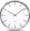 Huygens - One Index 35cm - RVS - Wandklok - Stil - Zendergestuurd