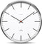 Huygens - One Index 35cm - RVS - Wandklok - Stil - Zendergestuurd