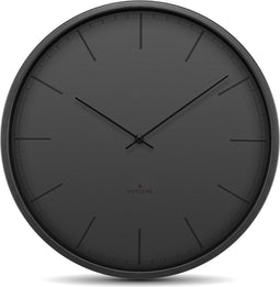 Huygens - Tone Index 25cm - Zwart - Wandklok - Stil - Quartz uurwerk