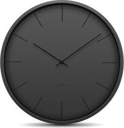 Huygens - Tone Index 45cm - Zwart - Wandklok - Stil - Quartz uurwerk