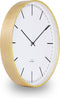 Huygens - Wood 35 Index - Wit - Wandklok - Stil - Quartz uurwerk