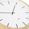 Huygens - Wood 35 Index - Wit - Wandklok - Stil - Quartz uurwerk