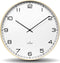 Huygens - Wood 45 Arabic - Wit - Wandklok - Stil - Quartz uurwerk