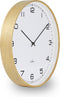 Huygens - Wood 45 Arabic - Wit - Wandklok - Stil - Quartz uurwerk