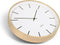 Huygens - Wood 45 Index - Wit - Wandklok - Stil - Quartz uurwerk