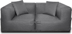 Feel Furniture - Binnen & Buiten bank - Odin - 2 persoonsbank - Grijs