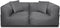 Feel Furniture - Binnen & Buiten bank - Odin - 2 persoonsbank - Grijs