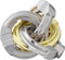 Huzzle Puzzel Cast Cyclone Junior Zink Zilver/goud 4-delig