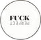 HV Gebaksbordje 'Fuck Perfect''- Ø18cm