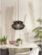GOOD&MOJO Hanglamp Zanzibar - Rotan Zwart - Ø40x30cm - Modern - Hanglampen Eetkamer, Slaapkamer, Woonkamer