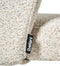 ZANA - Eetkamerstoel set van 2 - Lichtbeige - Bouclé