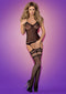 Obsessive Bodystocking - Erotische Body - One Size - Zwart
