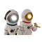 Decoratieve figuren Home ESPRIT Blauw Wit Rood Zilverkleurig Vrouw Ruimtevaarder 10 x 11 x 29 cm...
