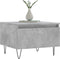 vidaXL - Salontafel - 50x46x35 - cm - bewerkt - hout - betongrijs