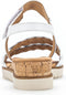 Gabor 22.759.50 - Dames Sandalen - Sportief en comfortabel - Wit - Maat 40