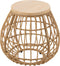 J-Line bijzettafel Mand Buiten - rotan/hout - naturel