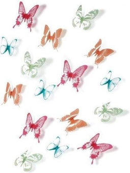 CHRYSALIS Muurdecoratie multi color (Set van 16)