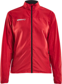 Craft Rush Wind Jacket Dames - Sportjas - Lichtgewicht - Rood