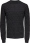 ONLY & SONS ONSWADE REG 5 STRUC MOCK NECK KNIT - Gebreide pullover - Rolkraag - Maat S