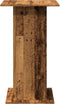 vidaXL - Bartafel - met - opbergruimte - 60x60x102 - cm - hout - oud - houtkleur