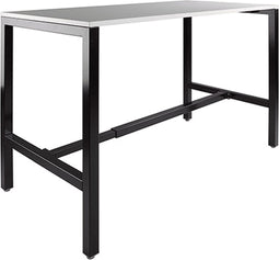DOMINOBAS Sta Bureau - Domino Basic Sta Bureau 160 x 80 cm., hav/kl - wit frame