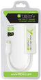 Techly IADAP USB31-ETGIGA - Converter Cable Adapter - USB 3.1 Type C naar Gigabit Ethernet - Wit