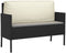 vidaXL - Palletkussen - voor - Rugsteun - Crème - 120x40x12 - cm - Oxford - Stof