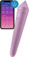 Satisfyer, Bluetooth minivibrator, 'Ultra Power Bullet 8', 14 cm, met app, waterdicht, oplaadbaar, medische siliconen