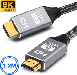 SBVR HDMI Kabel 2.1 - 8K Ultra HD - 4K 120 Hz - Nylon - 1,2 Meter