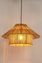 Mica Decorations Elsa - Hanglamp - H28 x Ø50 cm - Jute - Lichtbruin
