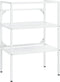 vidaXL Wastafelframe - 59x38x83 cm - gepoedercoat ijzer - wit