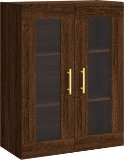 vidaXL - Hangkast - 69,5x34x90 - cm - bruin - eikenkleur