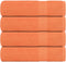vidaXL - Handdoeken - 4 - st - 50x100 - cm - 360 - g/m² - 100% - katoen - oranje