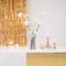Housevitamin Vaas - BloemenVaas - Disco - Glitters - Glas - Zilver - 12,5x12,5x30cm