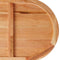 vidaXL - Tafelblad - 180x90x4 - cm - ovaal - massief - eikenhout - lichtbruin