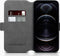 Qubits - slim wallet hoes - Geschikt voor iPhone 12 Pro Max - Zwart