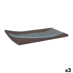 Snackdienblad Pompeya Rechthoekig 24 x 12 x 1 cm (3 Stuks)