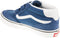 Vans Brooklyn Mid V SUEDE/CANVAS - Unisex Sneakers - Dubbele klittenbandsluiting - True Navy