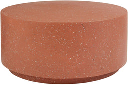 TREZZO - Salontafel - Rood/Terrazzo effect - Lichtbeton