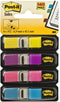 Post-it Index Smal | 4 x 35 tabs | geel | paars | roze en helderblauw