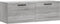 vidaXL - Wandkast - 100x36,5x35 - cm - bewerkt - hout - grijs - sonoma - eikenkleurig